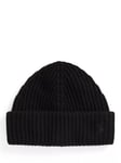 Polo Ralph Lauren Lux Rib Beanie Hat, Black/Charcoal