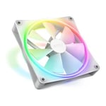 NZXT F140 RGB Duo 140mm PWM Single Case Fan White RF-D14SF-W1