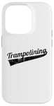 Coque pour iPhone 14 Pro Trampoline Trampoliniste