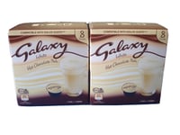 2 x Boxes Galaxy White Hot Chocolate Drink Pods Dolce Gusto Compatible 16 x 17g