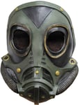 WW2 US Army M3A1 Gas Mask Latex Rubber Soldier TV Film Fancy Dress Maske NEW