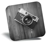 Awesome Fridge Magnet bw - Vintage Photography Camera  #36451