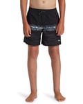 Quiksilver Garçon Everyday Wordblock Vly YTH 14 Maillot De Bain, Noir, 14 Ans EU