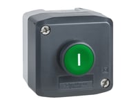 Schneider Electric Xald102, Tryckknappsbrytare, Kabel, Polykarbonat, Grön, Grå, Ip66, Ip67, Csa Ul Listed