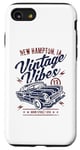 Coque pour iPhone SE (2020) / 7 / 8 New Hampton Iowa Vintage Vibes Voiture classique Design vieilli