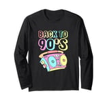 Retro Style 90s Cassette Tape Player Back To 90s Long Sleeve T-Shirt