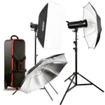 GODOX Kit Complet de Studio 400-E avec 2 Flash SK400II