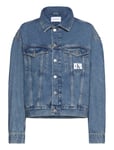 Calvin Klein Jeans Boxy Denim Jacket Blå