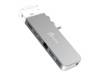 j5create JCD395 - Dockningsstation - USB4 x 2 - HDMI, USB4 - GigE - för Apple MacBook Air (I mitten av 2022)  MacBook Pro (14.2 tum, 16.2 tum)