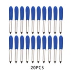 20PCS Blue Cricut  lame de coupe en vinyle, 30/45/60 degrés, avec traceur, pour outil de sculpture, fraise ""Nipseyteko