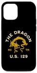 Coque pour iPhone 15 Pro Le Dragon US 129 TN NC USA Design