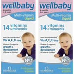 Vitabiotics Wellbaby Liquid Multi-Vitamin 150ml x 2