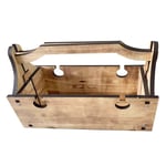 Promotion! Table De Pique-Nique En Bois Pliante Pour L'extérieur, Porte-Verre À Vin Amovible, Panier De Rangement