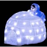 Igloo et esquimaux lumineux extérieur H33cm 70 led + transfo - Feeric lights & christmas