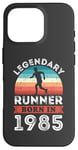 Coque pour iPhone 16 Pro Legendary Runner born 1985 40e anniversaire cadeaux course