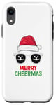 Coque pour iPhone XR joyeux Cheermas, Pom-pom girl Noël