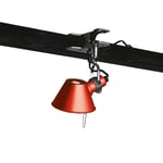 Artemide Tolomeo Micro Pinza vegglampe klemmefeste red