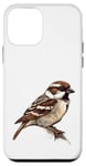 Coque pour iPhone 12 mini #snirt Coque de protection pour téléphone portable Motif moineau