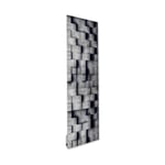 ILO - Radiateur Électrique Rayonnant Mural - 500W - +28 Motifs- Extra Plat, Verre- IP44 - 2 Orientations - Programmable - Béton 3D