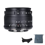 7artisans 35mm F1.4 Mark II APS-C Manual Focus Fixed Lens Large Aperture Compatible with Fujifilm Fuji Camera X-A1 X-A10 X-A2 X-A3 A-at X-M1 XM2 X-T1 X-T3 X-T10 X-T2 X-T20 X-T30 X-Pro1 X-Pro2 X-E1