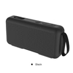 Haut-parleur sans fil Haut-parleur extérieur Portable Colonne Stéréo Musique Surround Bluetooth Lecteur Support FM TF Carte Bass Box vitog,Black