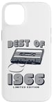 Coque pour iPhone 14 Plus Retro Best of 1966 Mixtape Vintage 59th Birthday Cassette