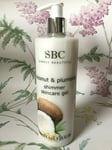 SBC Coconut And Plumeria Shimmer Skincare Moisturiser Gel For Body 500ml