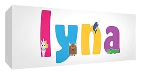 Little Helper Toile Boîte Galerie Enveloppé avec Panneau avant Style Illustratif Coloré avec le Nom de Jeune Fille Lyna 30 X 84 X 3 cm Grand