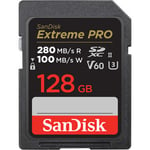 SanDisk 128GB Extreme PRO UHS-II SDXC Memory Card V60