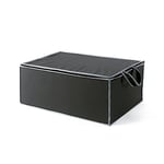 Compactor Sac de Rangement pour Vêtements et couettes avec Fermeture Eclair, Organisateur Pliable pour Placards et Armoires, Rangement étanche à la Poussière et à L'eau, Collection Urban, Noir