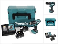 Akkuiskuporakone Makita DHP 483 RTJ 18V 40Nm Makpac + 2x 5,0 Ah akku + laturi