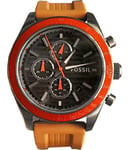 Fossil Klockarmband BQ2223 Silikon Brun 22mm