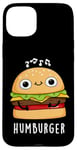 Coque pour iPhone 15 Plus Jeu de mots drôle pour hamburger Hum-burger