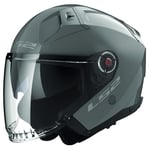 LS2, Casque Moto Jet Infinity II Nardo Grey, XXXL