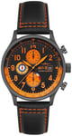 AVI-8 AV-4011-0R Hawker Hurricane Sort/Læder Ø43.5 mm