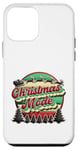 Coque pour iPhone 12 mini Mode Noël Père Noël traîneau rétro vintage drôle