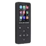 MP4 Player, 8G Matte Material Music Player, for Music Lovers, for a Perfect Partner(black)