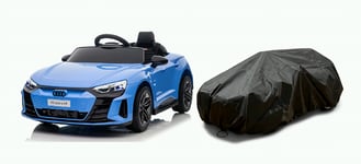 Azeno - Electric Car - Audi E-Tron + Cover - Blue