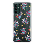 ERT GROUP mobile phone case for Samsung M13 4G original and officially Licensed Disney pattern Stitch 011 optimally adapted to the shape of the mobile phone, partially transparent