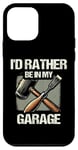 Coque pour iPhone 12 mini Tour à bois I'd Rather Be In My Garage