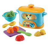 LeapFrog Choppin' Fun Learning Pot, Roleplay Kitchen Toy for Children, Interactive Learning Toy for Pretend Play, Toy Kitchen with Food Names, Recipes and Colours, Play Kitchen for 12 Months +, 612303