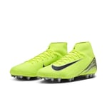 Nike Air Zoom Mercurial Superfly 10 Academy Ag Mad Voltage - Neon/sort - Kunstgress (Ag), størrelse 38