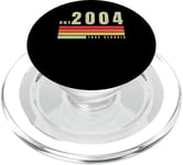 EST - 2004 - True Classic - Vintage Retro Aesthetic Birthday PopSockets PopGrip for MagSafe