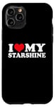 Coque pour iPhone 11 Pro J'aime mon Starshine, j'aime Starshine