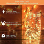 Solar light garland,[20M 200 LED] solar garland 8 Modes waterproof copper wire light garland and remote control, for garden Decoration, balcony, party, wedding, Christmas Illumination