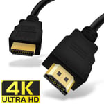 HDMI Cable 3m Metre Long High Speed 2.0 HD 4K 3D ARC For PS3 PS4 XBOX ONE SKY TV