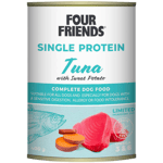 Dog Single Protein Tuna & Sweet Potato 400 g x 12 - Koirat - Koiranruoka - Märkäruoka - FourFriends