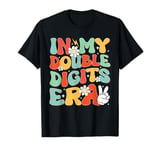 In My Double Digits Era 10 Year Old Girl 10th Birthday Retro T-Shirt