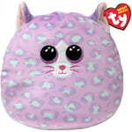 TY CASSIDY CAT The Squish-A-Boos Collection Soft Toy Plush Cushion 10" 39274