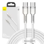 Baseus Samsung Cafule USB-C Kabel 100W 2m Hvit